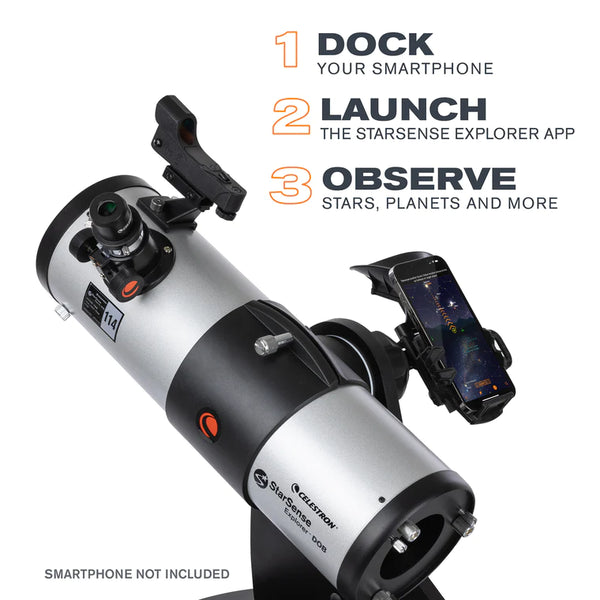 Celestron Starsense Explorer 114mm Smartphone App Enabled Tabletop Dobsonian Telescope (22480) | Celestron Starsense Explorer 114mm Smartphone App Enabled Tabletop Dobsonian Telescope (22480)