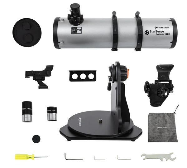 Celestron Starsense Explorer 130mm Smartphone App Enabled Tabletop Dobsonian Telescope (22481) | Celestron Starsense Explorer 130mm Smartphone App Enabled Tabletop Dobsonian Telescope (22481)
