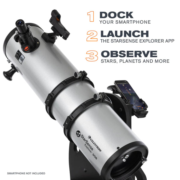 Celestron Starsense Explorer 150mm Smartphone App Enabled Tabletop Dobsonian Telescope (22482) | Celestron Starsense Explorer 150mm Smartphone App Enabled Tabletop Dobsonian Telescope (22482)