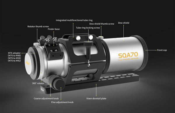 Askar SQA70 Quintuplet Refractive Astrograph (SQA70) | Askar SQA70 Quintuplet Refractive Astrograph (SQA70)