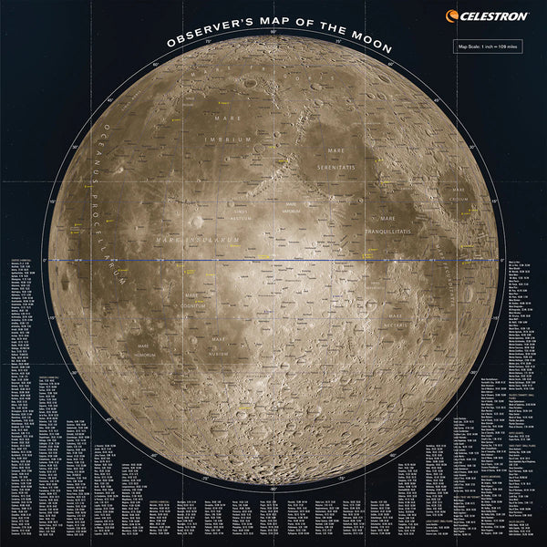 Observer's Map of the Moon | 93704 | Observer's Map of the Moon | 93704