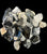 Velvet and Strong Rainbow Obsidian Rough Specimens | Bulk Rock Tumbling Rough - Velvet and Strong Rainbow Obsidian