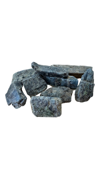 Blue Kyanite Rough Specimens | Bulk Rock Tumbling Rough - Blue Kyanite