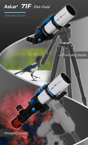 Askar 71F Flat-Field Refractor Telescope and Spotting Scope | ASKAR-71F | Askar 71F Flat-Field Refractor Telescope and Spotting Scope | ASKAR-71F