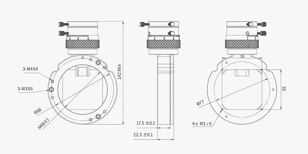 ZWO Off-Axis Guider for ASI Mini Cameras (ZWO-OAG-L) | ZWO Off-Axis Guider for ASI Mini Cameras (ZWO-OAG-L)