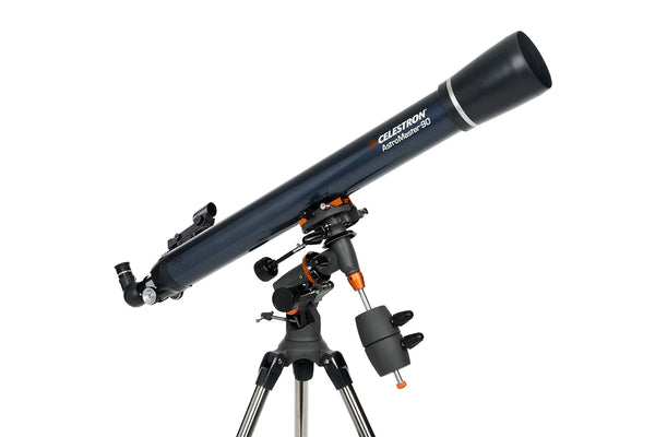 Celestron Astromaster 90Eq Refractor (21064) - All-Star Telescope Canada - For All Things Astro, Binoculars, and Science | Celestron AstroMaster 90EQ Refractor (21064)