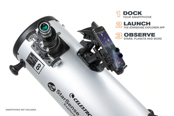 Celestron Starsense Explorer 8" Smartphone App Enabled Dobsonian Telescope (22470) - All-Star Telescope Canada - For All Things Astro, Binoculars, And Science | Celestron Starsense Explorer 8" Smartphone App Enabled Dobsonian Telescope (22470)