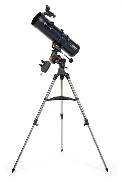 Celestron Astromaster 130Eq Newtonian W Motor Drive (31051) - All-Star Telescope Canada - For All Things Astro, Binoculars, And Science | Celestron AstroMaster 130EQ Newtonian w Motor Drive (31051)