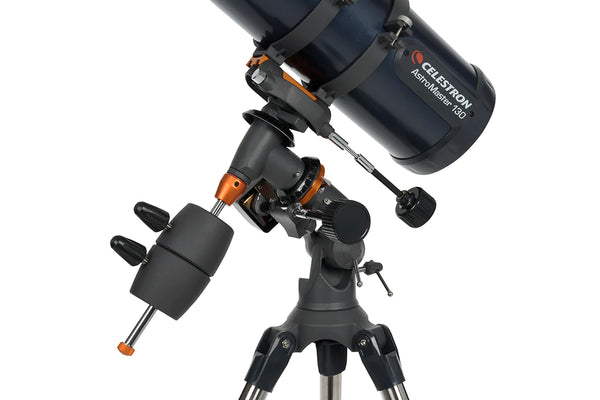 Celestron Astromaster 130Eq Newtonian W Motor Drive (31051) - All-Star Telescope Canada - For All Things Astro, Binoculars, And Science | Celestron AstroMaster 130EQ Newtonian w Motor Drive (31051)