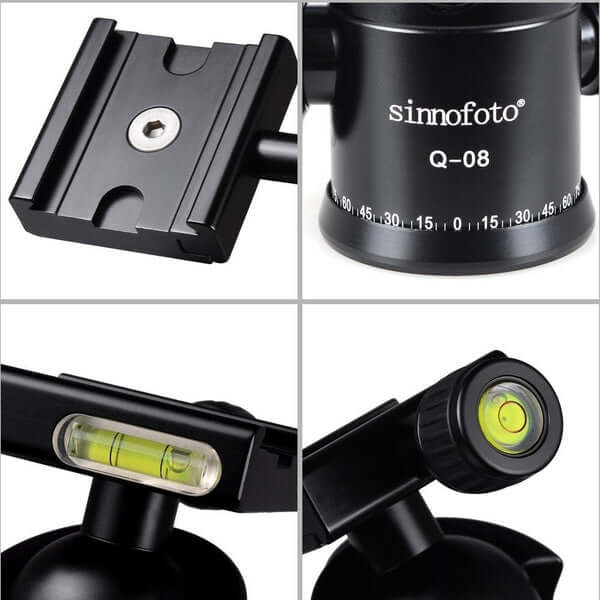 Sinnofoto Q08 Ball Head (B01Fjiqxqw) - All-Star Telescope Canada - For All Things Astro, Binoculars, And Science | Sinnofoto Q08 Ball Head (B01FJIQXQW)