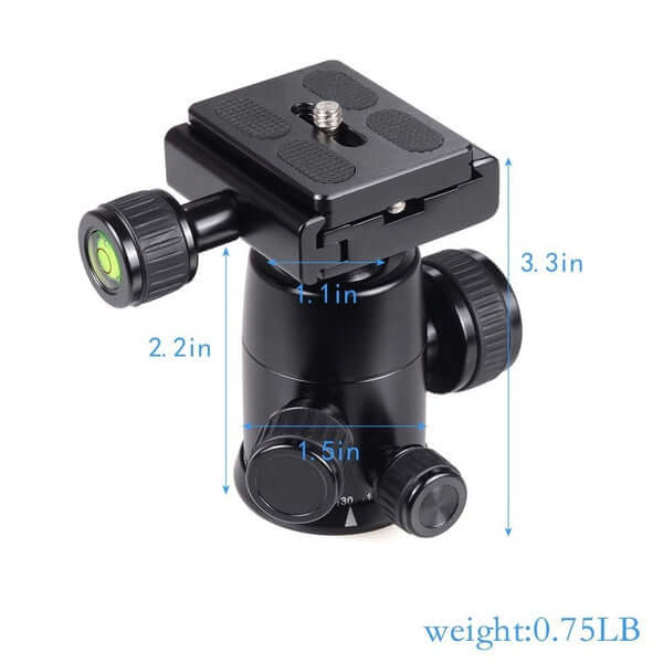 Sinnofoto Q08 Ball Head (B01Fjiqxqw) - All-Star Telescope Canada - For All Things Astro, Binoculars, And Science | Sinnofoto Q08 Ball Head (B01FJIQXQW)