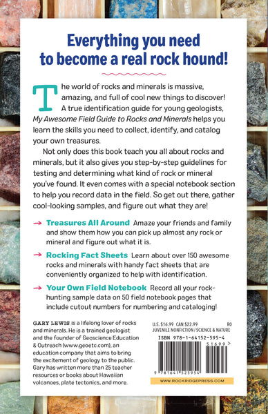 My Awesome Field Guide to Rocks and Minerals: Track and Identify Your Treasures (9781641525954) | My Awesome Field Guide to Rocks and Minerals: Track and Identify Your Treasures (9781641525954)