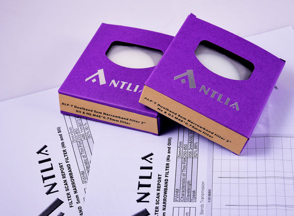 Antlia ALP-T Dual Band 5nm Ha&OIII + SII&Hb Golden 2" Filter Set (ALP-T-SET-2) | Antlia ALP-T Dual Band 5nm Ha&OIII + SII&Hb Golden 2" Filter Set (ALP-T-SET-2)