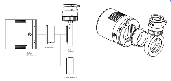 Zwo Asi2400Mc Pro Colour Cooled Camera (Asi2400Mc-P) - All-Star Telescope Canada - For All Things Astro, Binoculars, And Science | ZWO ASI2400MC Pro Colour Cooled Camera (ASI2400MC-P)