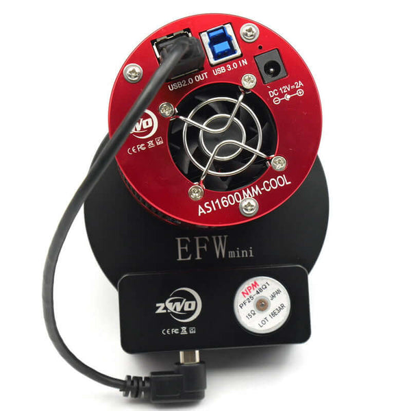 Zwo 5-Position Mini Efw For 1.25"/31Mm Filters (Zwo-Efw-Mini) - All-Star Telescope Canada - For All Things Astro, Binoculars, And Science | ZWO 5-Position Mini EFW for 1.25"/31mm Filters (ZWO-EFW-MINI)