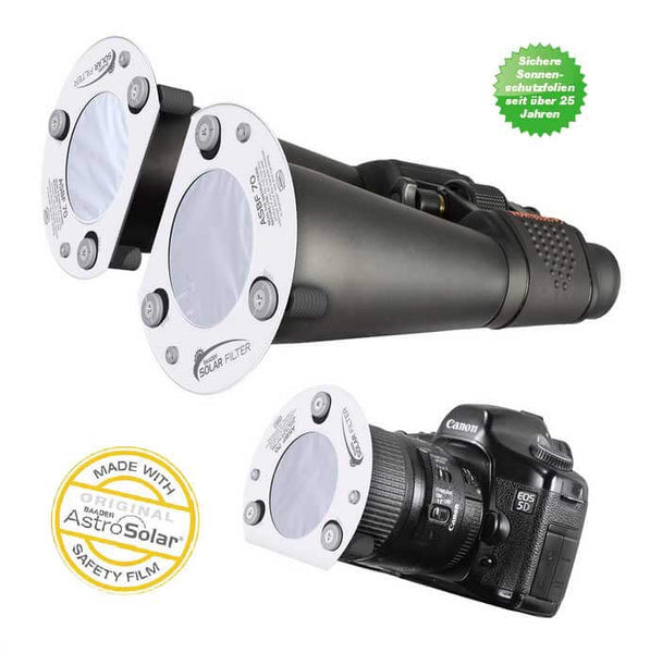 Baader Planetarium Astrosolar Binocular And Camera Solar Filter 60Mm (Asbf) - All-Star Telescope Canada - For All Things Astro, Binoculars, And Science | Baader Planetarium AstroSolar Binocular and Camera Solar Filter (ASBF)