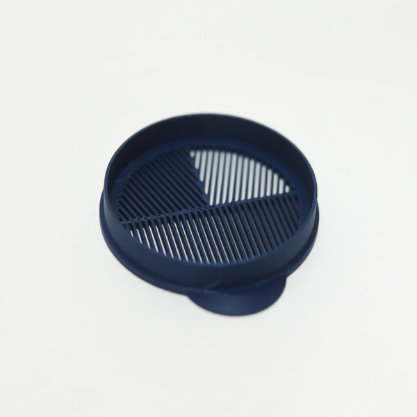 A dark navy blue focus mask for SeeStar S50 Pro, photographed on a clean white background. | AST Core SeeStar S50 Pro Accessories