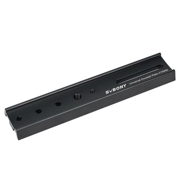 SVBONY SV219 Black Dovetail Mounting Plate 210mm | W9175B | SVBONY SV219 Black Dovetail Mounting Plate 210mm | W9175B