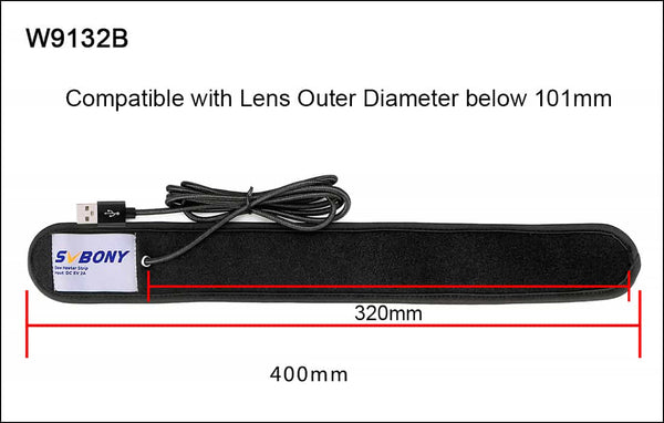 SVBONY SV172 400mm Dew Heater Strap - USB Powered with Controller | W9132C | SVBONY SV172 400mm Dew Heater Strap - USB Powered with Controller | W9132C