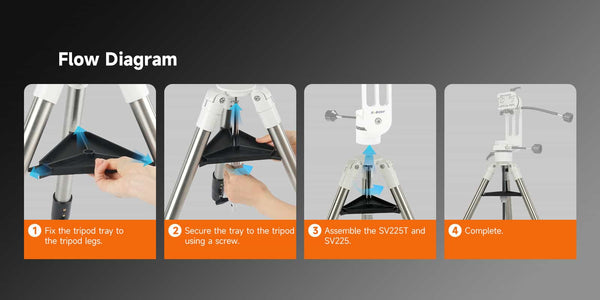 SVBONY SV225T Aluminum Tripod | W9181C | SVBONY SV225T Aluminum Tripod | W9181C