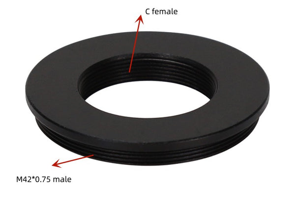 AST Core M42M to C (Female) Adapter | AST-ADAPT-M42M-CF | AST Core M42M to C (Female) Adapter | AST-ADAPT-M42M-CF