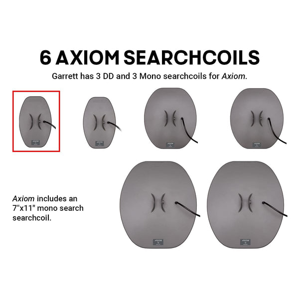 Garrett Axiom Lite Gold Metal Detector With 11"X7" Mono Coil | 1142710 | Garrett Axiom Lite Gold Metal Detector With 11"X7" Mono Coil | 1142710