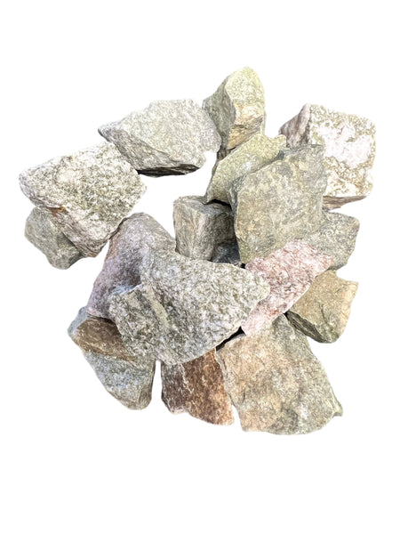 Green Jasper Rough Specimens | Bulk Rock Tumbling Rough - Green Jasper