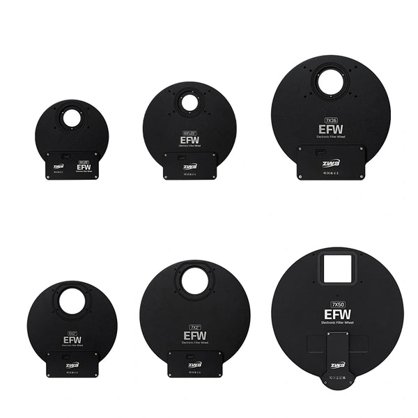 ZWO 7-Slot EFW for 50x50mm Filters (ZWO-EFW-7x50-50-25) | ZWO 7-Slot EFW for 50x50mm Filters (ZWO-EFW-7x50-50-25)