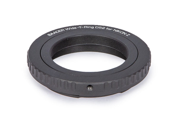 Baader Planetarium Wide-T-Ring Nikon Z (for Nikon Z Bayonet) with D52i to T-2 and S52 | 2408335 | Baader Planetarium Wide-T-Ring Nikon Z (for Nikon Z Bayonet) with D52i to T-2 and S52 | 2408335