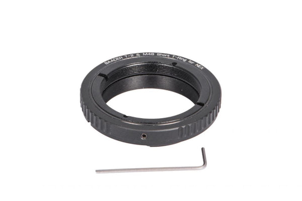 Baader Planetarium Wide-T-Ring Sony E/NEX Bayonet with D52i/M48 to T-2 und S52 | 2408317 | Baader Planetarium Wide-T-Ring Sony E/NEX Bayonet with D52i/M48 to T-2 und S52 | 2408317