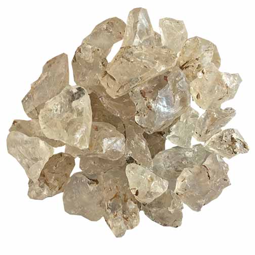Clear Quartz Rough Specimens | Bulk Rock Tumbling Rough - Clear Quartz