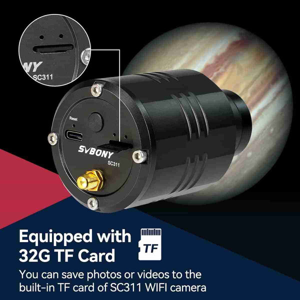 SVBONY SC311 WIFI Astronomy Camera IMX662 | F9384A | SVBONY SC311 WIFI Astronomy Camera IMX662 | F9384A