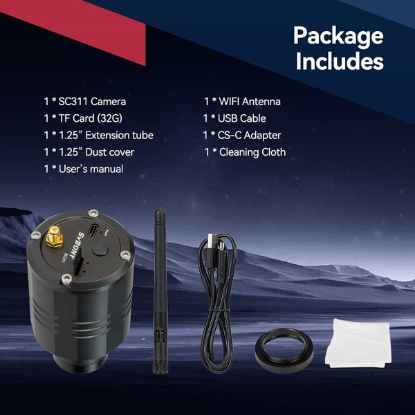 SVBONY SC311 WIFI Astronomy Camera IMX662 | F9384A | SVBONY SC311 WIFI Astronomy Camera IMX662 | F9384A