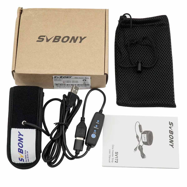 SVBONY SV172 240mm Dew Heater Strap - USB Powered with Controller | W9132A | SVBONY SV172 240mm Dew Heater Strap - USB Powered with Controller | W9132A