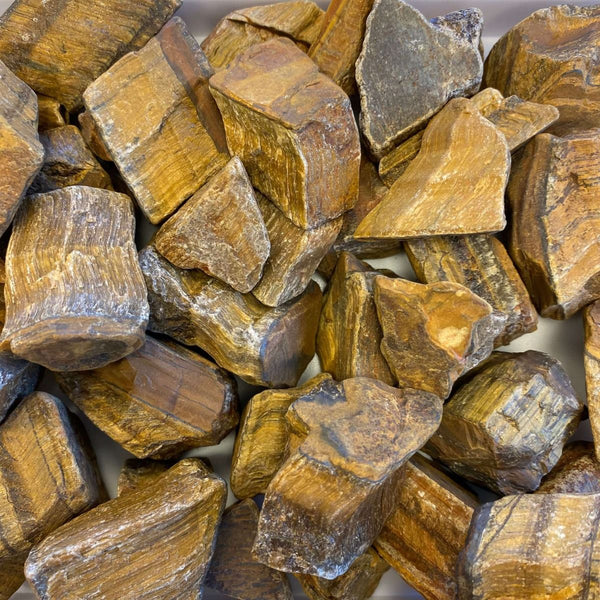 Bulk Rock Tumbling Rough - Tiger Eye | Bulk Rock Tumbling Rough - Tiger Eye