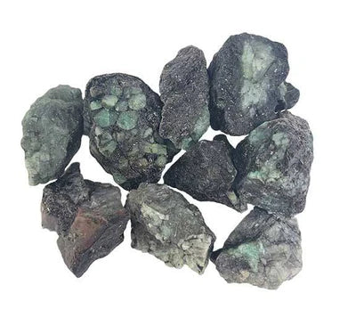Bulk Rock Tumbling Rough - Emerald Rough Specimens | Bulk Rock Tumbling Rough - Emerald Rough Specimens