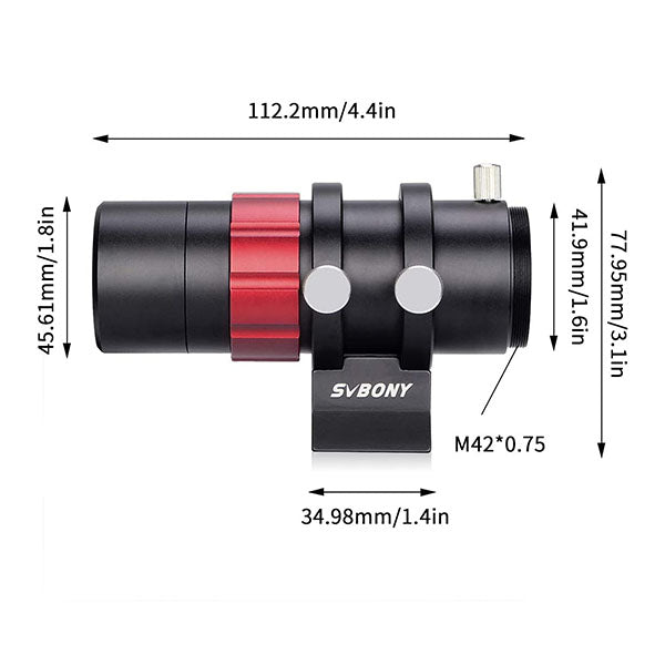SVBONY SV165 30mm F4 Mini Guide Scope | W9125A | SVBONY SV165 30mm F4 Mini Guide Scope | W9125A