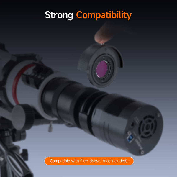 SVBONY SV220 Dual Band 3nm H-Alpha & OIII Filter 1.25" Mounted | W9198A | SVBONY SV220 Dual Band 3nm H-Alpha & OIII Filter 1.25" Mounted | W9198A
