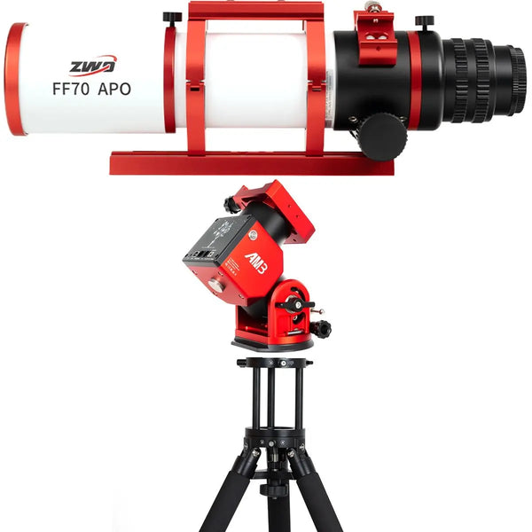 ZWO FF70 APO Refractor w/ AM3N Mount & FREE TC40 Tripod + 160mm Pier Extension | ZWO FF70 APO Refractor w/ AM3N Mount & FREE TC40 Tripod + 160mm Pier Extension