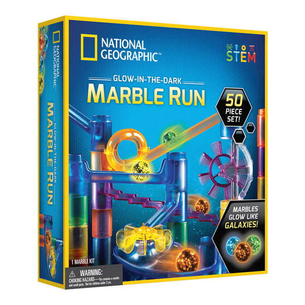 National Geographic 50 Piece Glow-In-The-Dark Marble Run (816448023699) | National Geographic 50 Piece Glow-In-The-Dark Marble Run (816448023699)