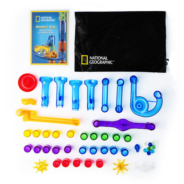 National Geographic 50 Piece Glow-In-The-Dark Marble Run (816448023699) | National Geographic 50 Piece Glow-In-The-Dark Marble Run (816448023699)