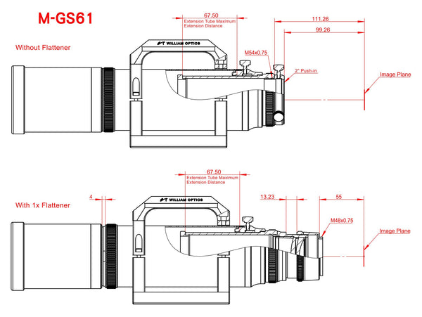 William Optics GuideStar 61 APO (M-GS61) | William Optics GuideStar 61 APO (M-GS61)