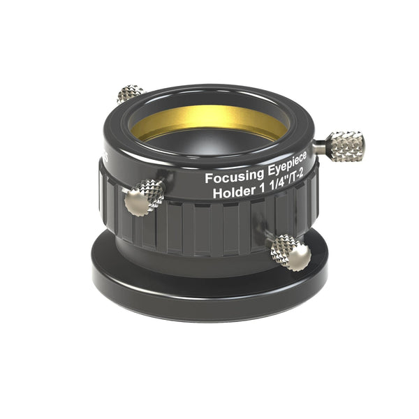 Baader Planetarium 1 1/4" / T-2 Focusing Eyepiece Clamp, w/ dual clampscrews and compression ring - 2458125 Available At All-Star Telescope | Baader Planetarium 1 1/4" / T-2 Focusing Eyepiece Clamp - 2458125