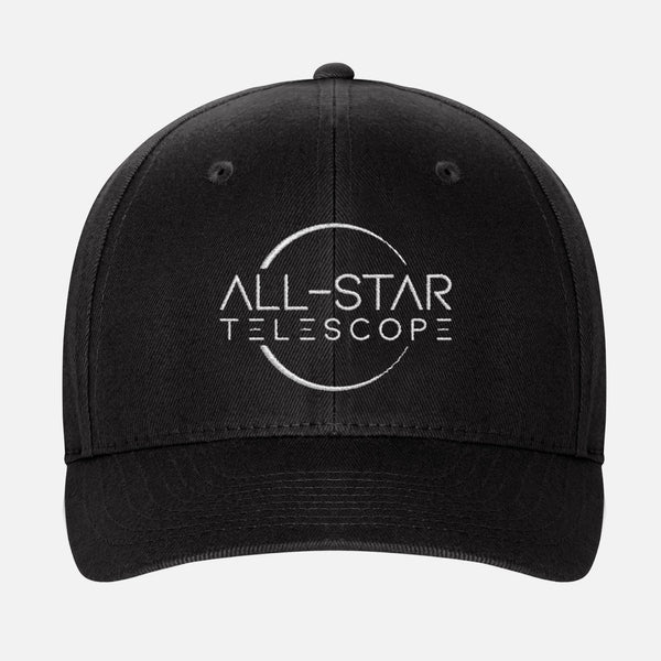 All Star Telescope Flexfit 6-Panel Baseball Cap - Black | All Star Telescope Flexfit 6-Panel Baseball Cap - Black